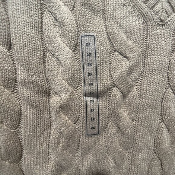 NWT Walter Hagen Women's Clubhouse Sweater Vest Size XXL (WGH11516) Tan - Picture 3 of 14